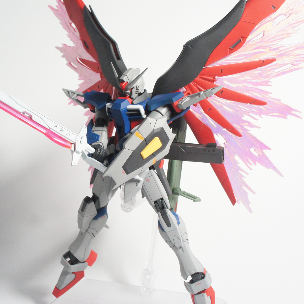 HG デスティニーガンダムSPECⅡ&ゼウスシルエット–4枚目/制作者:DZETA-ツェータ-