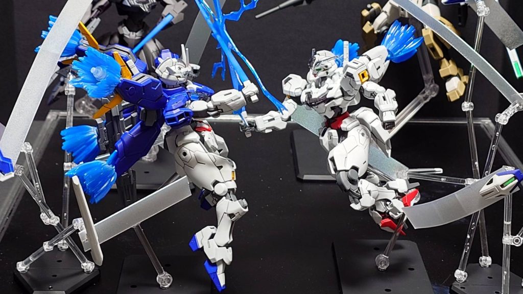 ガンビットは周りを飛んでいたのですがいい感じのエフェクトが思いつかなかったので簡単にプラ板にガンマカのホロシルバー吹いてます。 今回はGBWC応募作品を投稿させていただきました。結果なんですが一次予選も通過できず終わってしましました。悔しい結果になったんですが色々考えすぎて時間が足りず全体的に雑なつくりになってしまったのが原因かなと思ってます。(エフェクトや台座など)ご覧いただきありがとうございました。