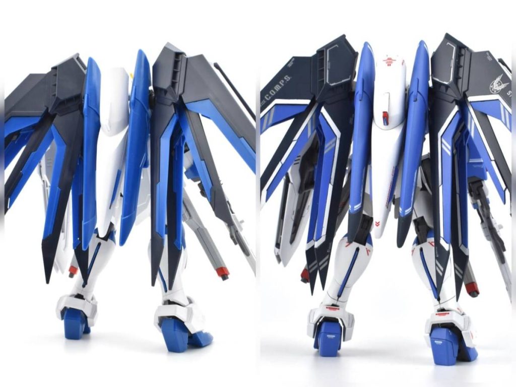 作業工程は以下の通りです。ゲート処理をしながら仮組み改修点・色分けのチェック各パーツの表面処理(エッジ出し、C面処理、パーティングライン消しなど)各パーツのモールドを掘り直し改修後のチェックパーツの洗浄・乾燥エアブラシでサフ&オリジナルカラー塗装マスキングで色分け塗装スミ入れ・面相筆を使って細かな部分塗装水転写デカール貼り付けトップコートを塗布仕上げのディテールアップ