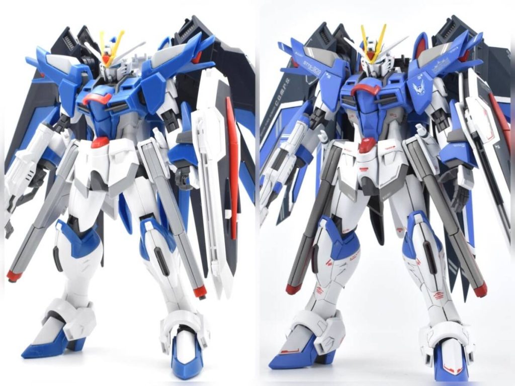 まずは、HG 1/144 ライジングフリーダムガンダムのビフォーアフターです。