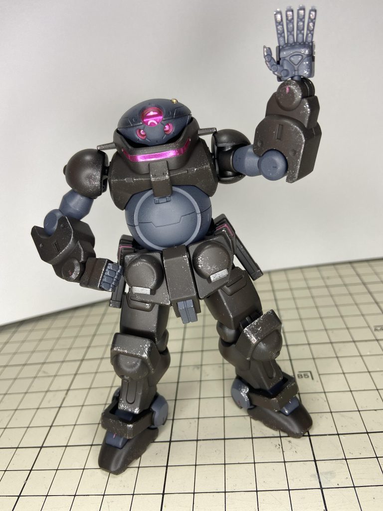 特に筋彫りとかディティールアップとかはして無いですが自分的にいい感じに仕上がったと思います。ご覧いただき有難う御座いました！次の作品も一生懸命頑張ります、ごきげんよう！