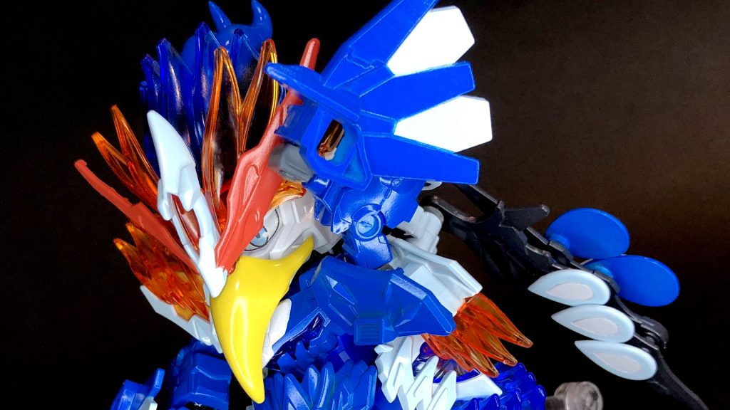 腕部の羽パーツを展開!ガンダムシュピーゲルのブレードのような稼働が可能