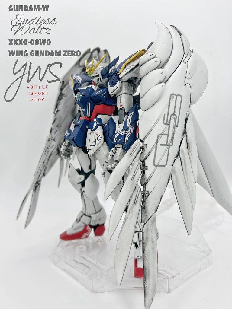 MGウイングガンダムゼロEW成形色仕上げ–4枚目/制作者:YuuWorkShop