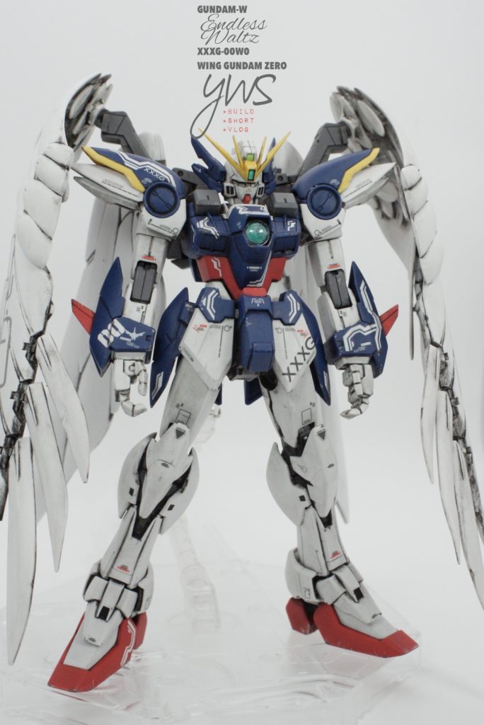 MGウイングガンダムゼロEW成形色仕上げ–5枚目/制作者:YuuWorkShop