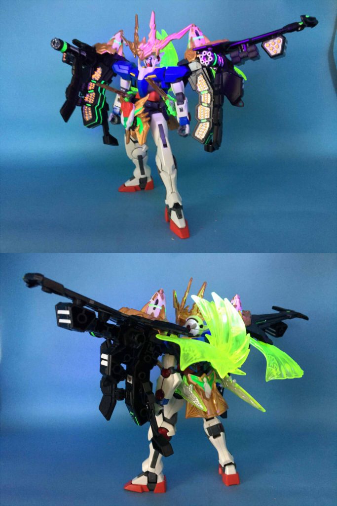 HG×SD 趙雲ダブルオーガンダムコマンドパッケージ(リアル頭身×SD×HGコンパチブル完成品)–2枚目/制作者:enarin