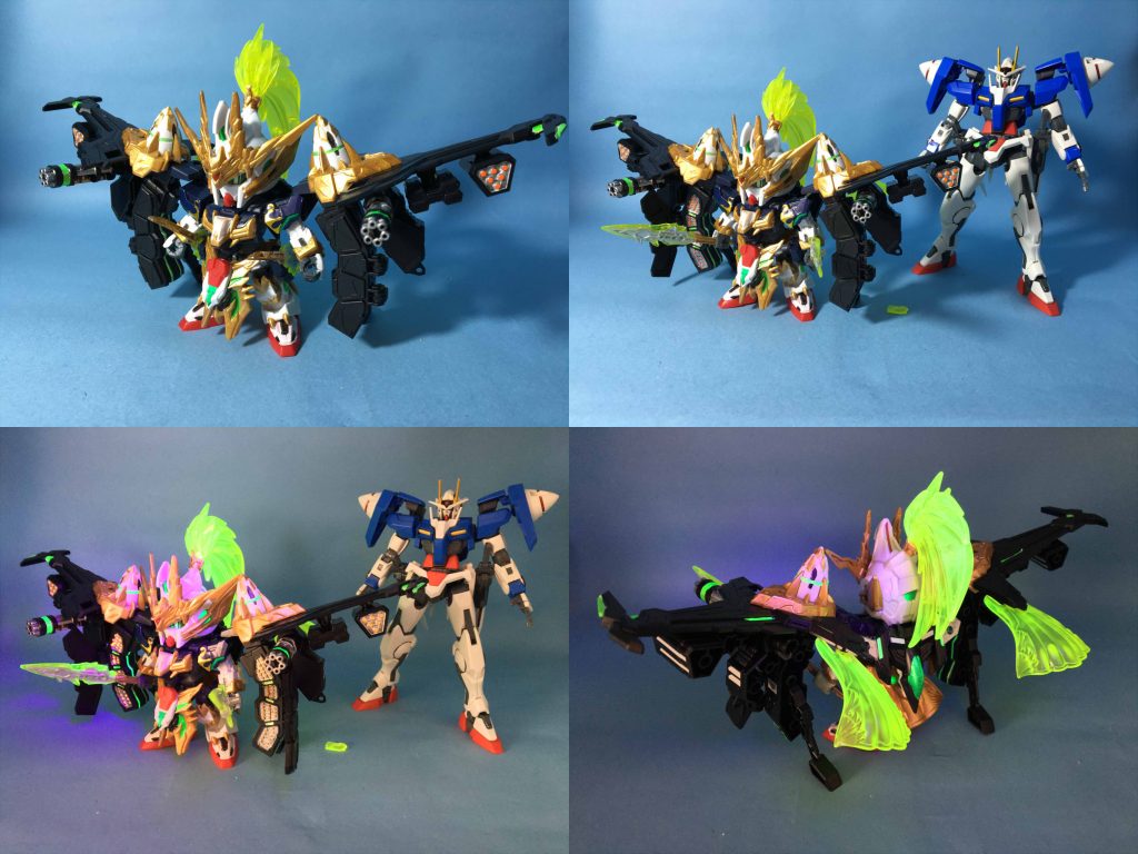 HG×SD 趙雲ダブルオーガンダムコマンドパッケージ(リアル頭身×SD×HGコンパチブル完成品)–7枚目/制作者:enarin