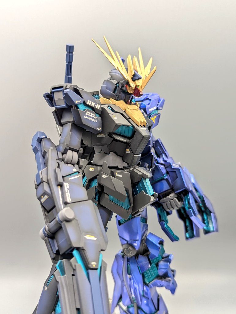 ユニコーンガンダム2号機 バンシィ ファイナルバトル、ティターンズVer–4枚目/制作者：ばじーな