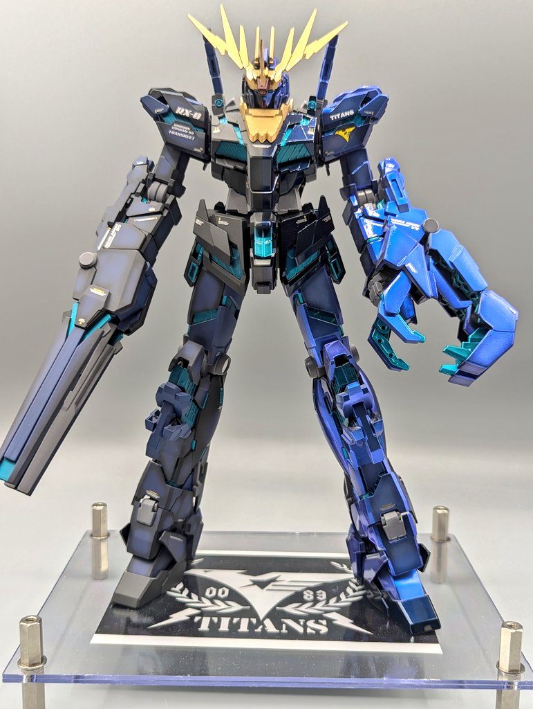 ユニコーンガンダム2号機 バンシィ ファイナルバトル、ティターンズVer–2枚目/制作者：ばじーな