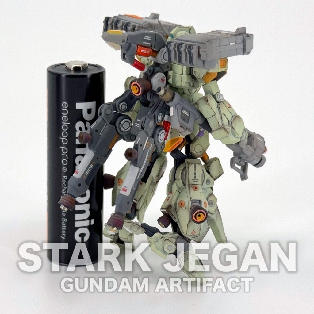 ガンダムアーティファクト スタークジェガン 塗装済み 完成品 ケース付き 塗装済み完成品 ガンダムアーティファクト スタークジェガン