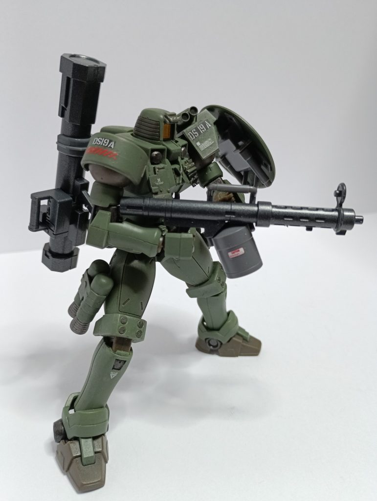 当初ドーバーガンを装備しようとも思ったのですが、やっぱりリーオーは105mmライフルが似合ってると思ったので、こちらを装備させました。