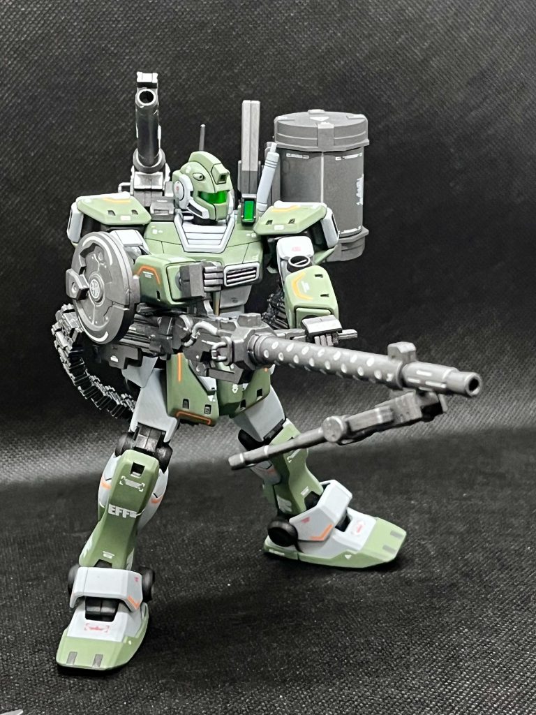 ライフル両手持ち