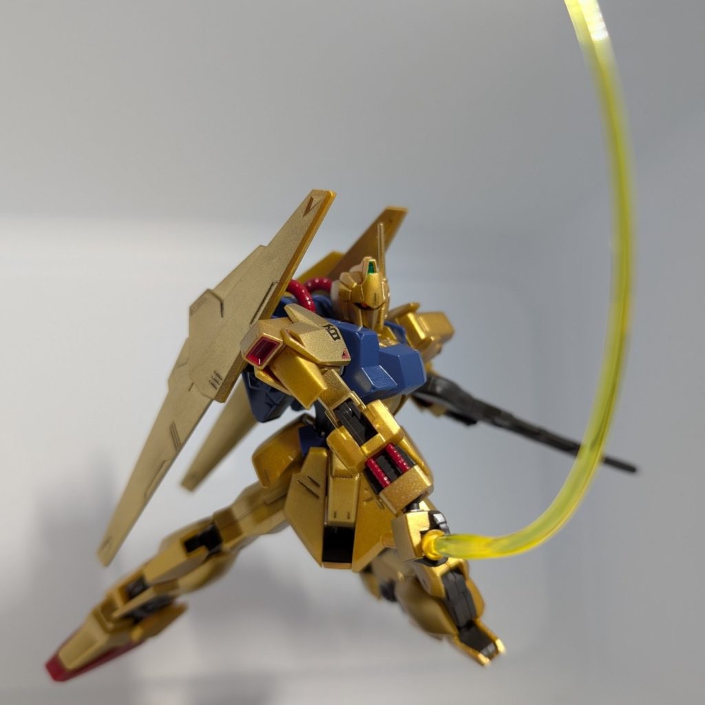 ビームサーベルはお湯でまげます