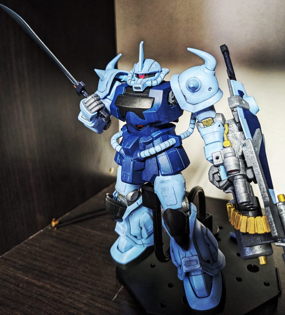 控えめにですが、ウエザリングいれると締まりますね