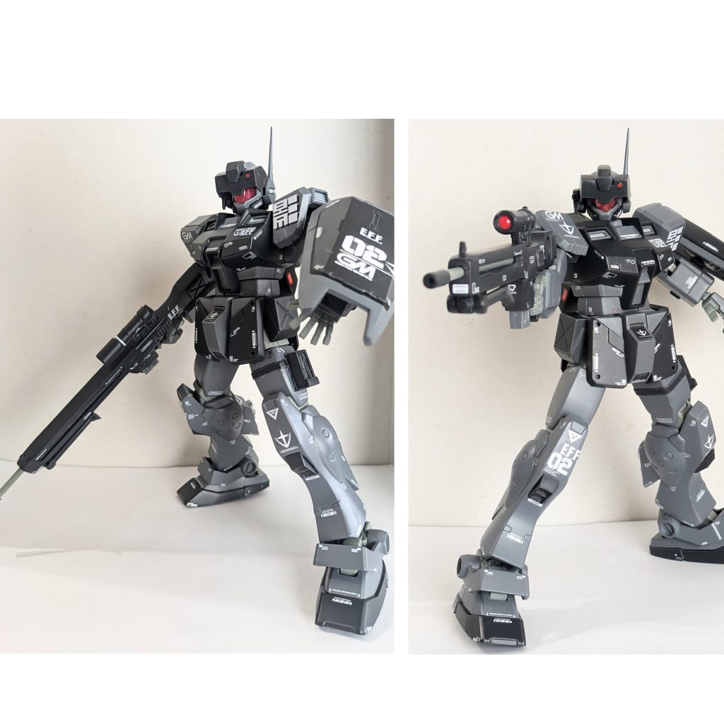 「影」デカールがなかなか手に入らず困ってましたが、地元のホビーショップで買えました(gandam-hand2)