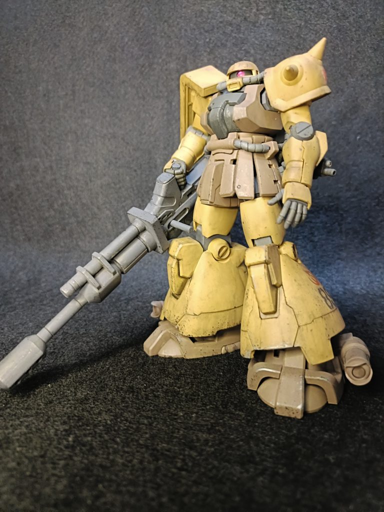 撮るのは大変ですけど、長物はカッコいいですね。陸戦機体は汚しがいあります。