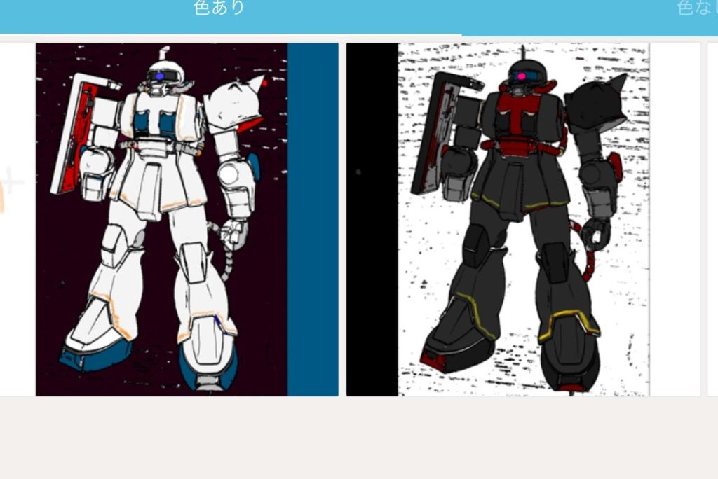 配色検討は塗り絵アプリでやってます。良いアプリがあれば教えて欲しいです。