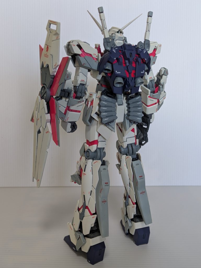 全塗装しました。サイコフレームは、あえて塗装しました。