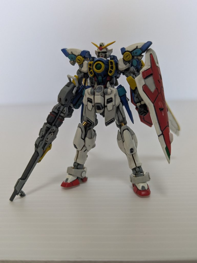 取り敢えず筆塗りです。