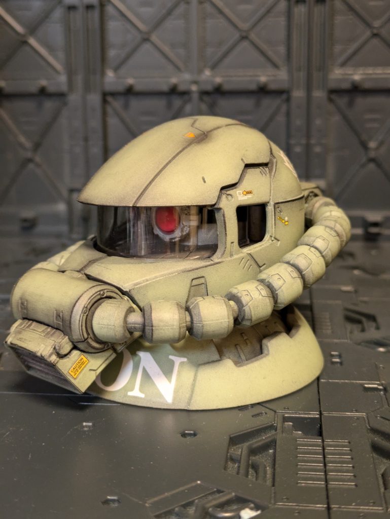 MS-06J ZAKU-Ⅱ 量産型ザクヘッド–3枚目/制作者：SAYAKAFU