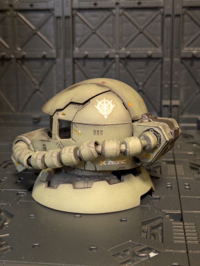 MS-06J ZAKU-Ⅱ 量産型ザクヘッド–6枚目/制作者：SAYAKAFU