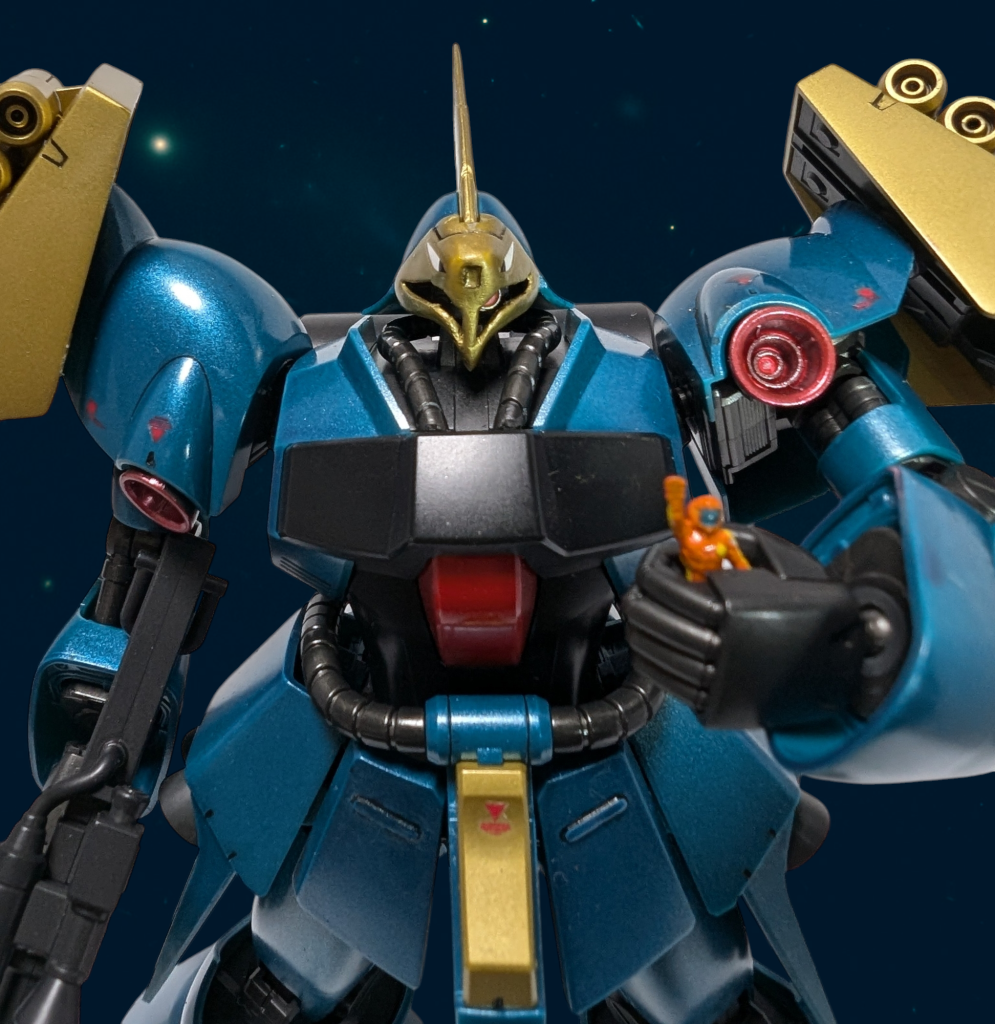 核ミサイル撃墜シーンがフォーカスされがちですが何気にここもギュネイの名シーンですよね。その後の無慈悲な撃墜もこの行動の報いといえば納得の退場