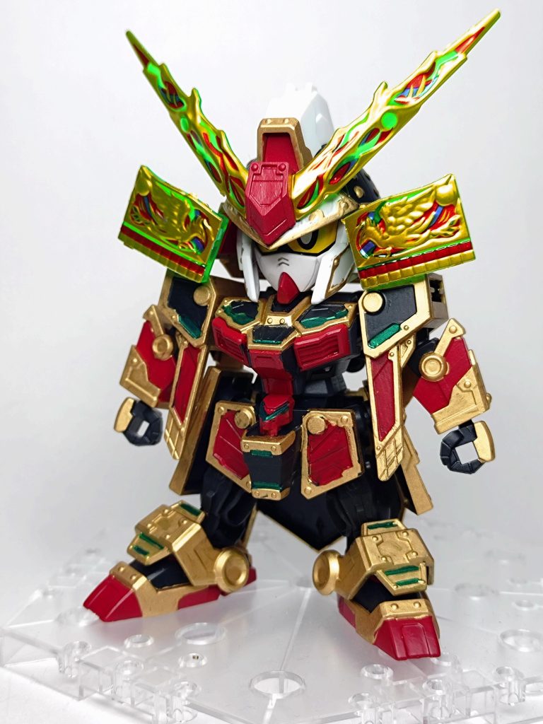 軽装形態もしっかり塗り分けてます。パーツ裏側は全てマットブラックで塗装することでおもちゃ感を軽減…できているはず。【BACK VIEW】