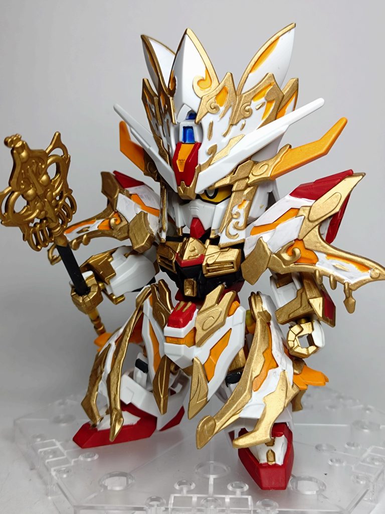 素組みのときはどうなるか不安でしたが、綺麗に仕上がったと思います。レッド・イエローを何度も塗り重ね、納得のいく濃さになったと思います。【BACK VIEW】