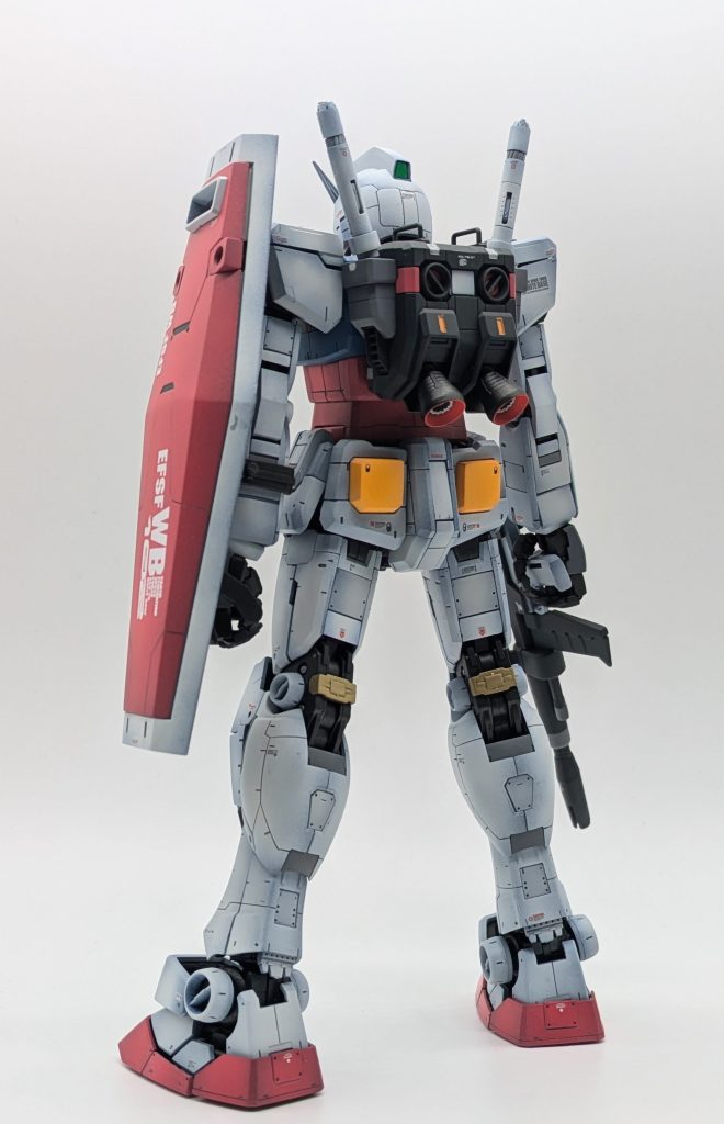 所々にスジボリやメカディテールを入れてオリジナリティを出しています