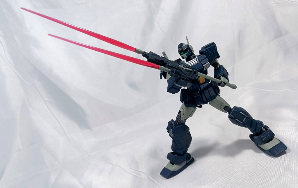 ただ稼働させすぎると動体に隙間風吹いてしまいますが、そこはまぁ、あくまでプラモデルということで。