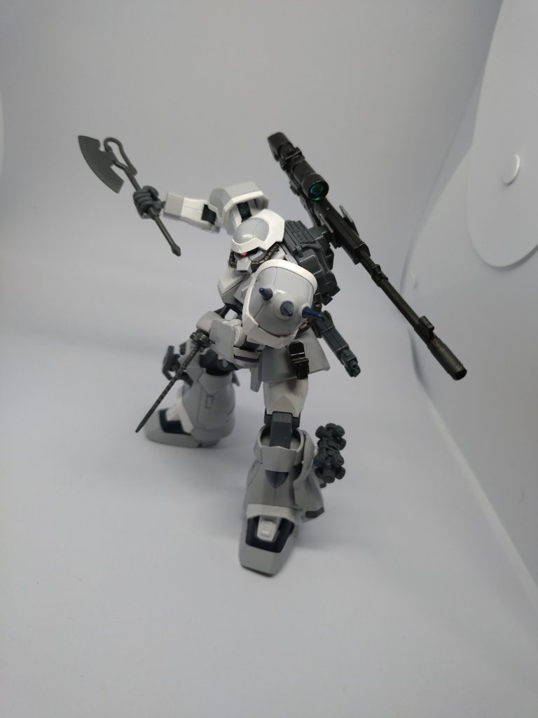 タックルしているようなポーズ