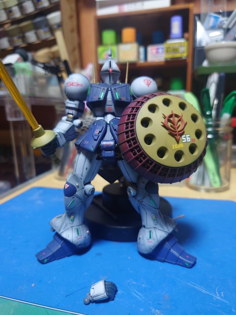 マーキングは軽めに😅