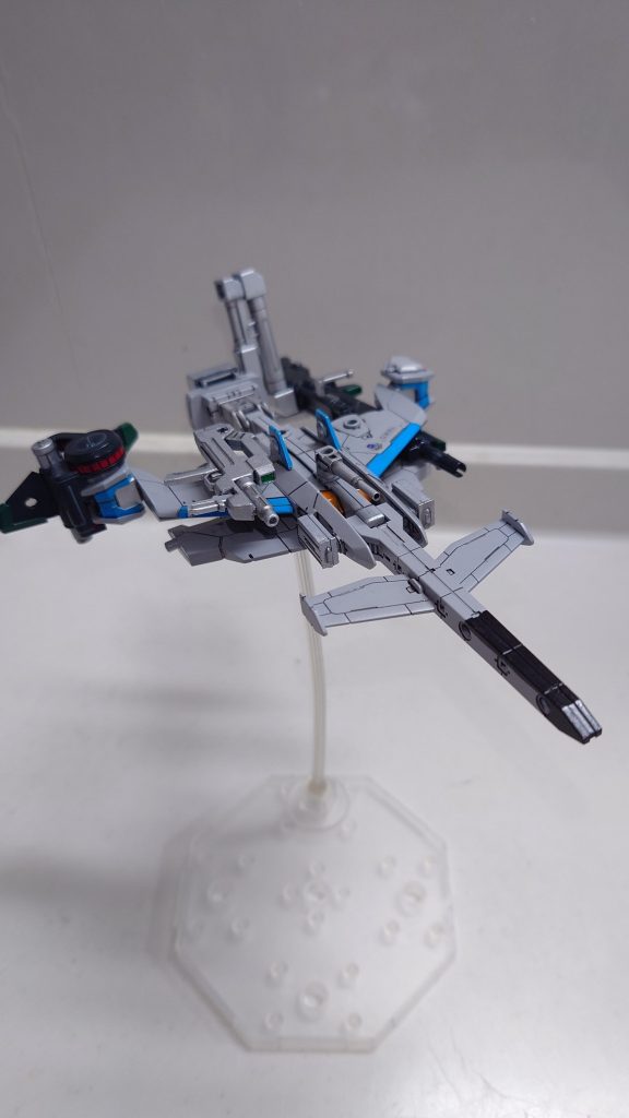 ランチャーアルグラスパー実はスカイグラスパーが手に入りまして今製作中です出番が今回で最後ですが、オリジナルストライカーとしてリビルド予定です