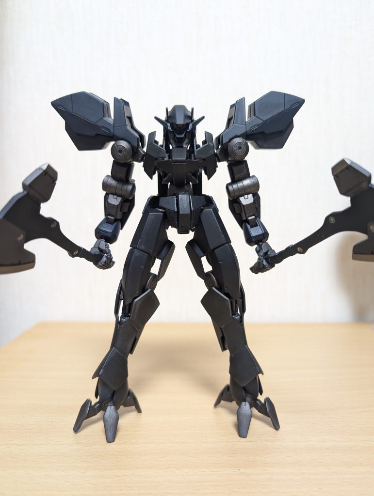 筆塗りで一度に塗装できないため黒鉄と焼鉄をメインに手抜きしつつ調色は少ないようにしました