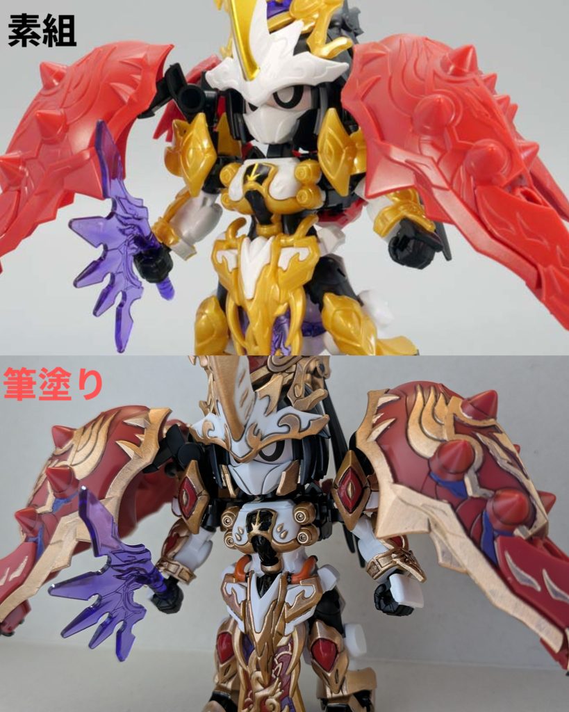 頑張った甲斐もあり素組よりは良くなりました🥰