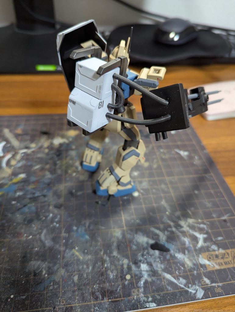 バックパックも付属していなかったので自作しました