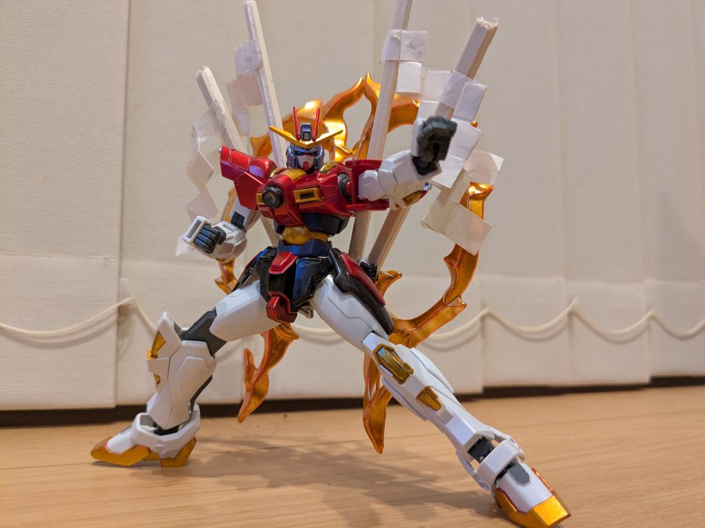 ブンドドその１戦闘シーンをイメージして。ホントは平手があれば良いんですが、ジャンクなので付属は何もなく。まぁ十分動くし、何よりちゃんと加奈子っぽい雰囲気になってるのて良し！