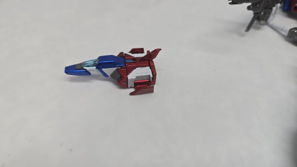 コアファイターも同様に塗装してます。まぁところどころこすれてハゲてますが、見えないんで妥協です。