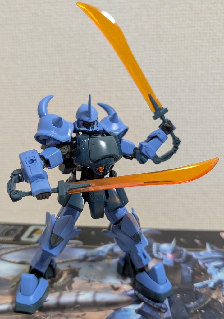 設定では、アスタロトオリジンの「γナノラミネートソード」と同じ特性並びに切れ味を誇ります(ミキシング元の特徴も活かせますしw)。