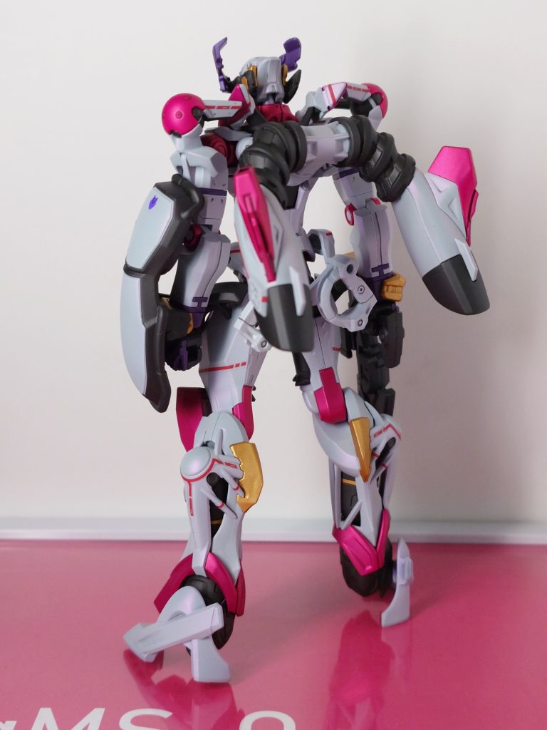 全身の赤いラインもキットのシールです。