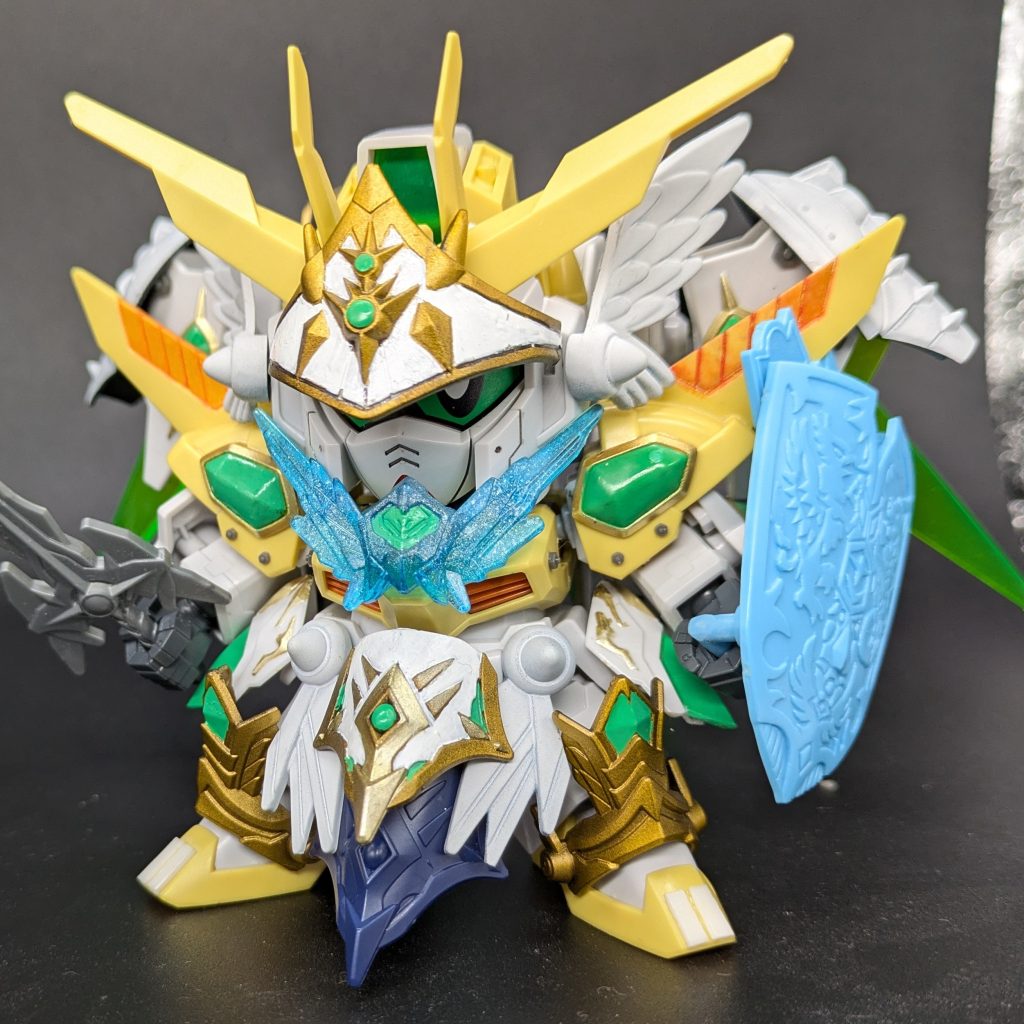 SDが驚きの白さになったり、配色パターンや塗装に悩まされた製作となりました!結局成形色のイメージが良かったので水色基調にすると決めてからは早かった…!