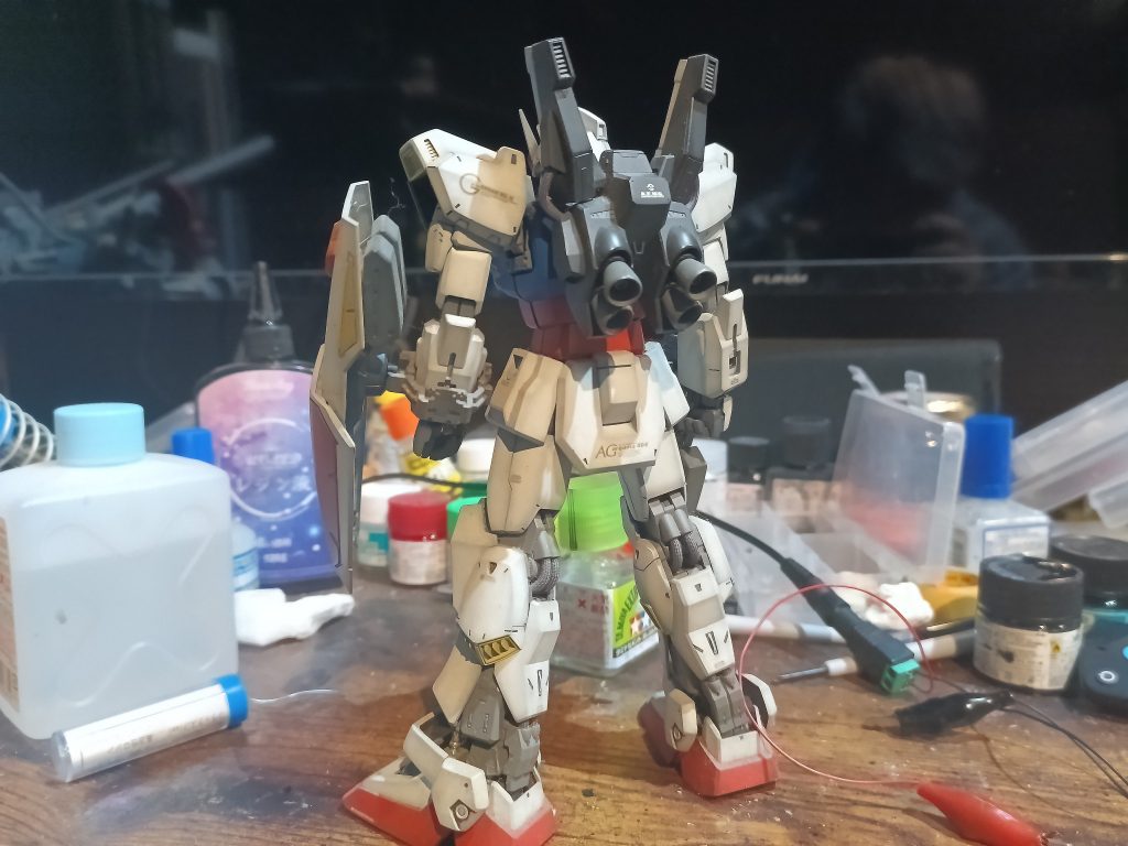 バックショット👍引越しのどさくさをくぐり抜け奇跡的に現存する我が作品😅💦💦