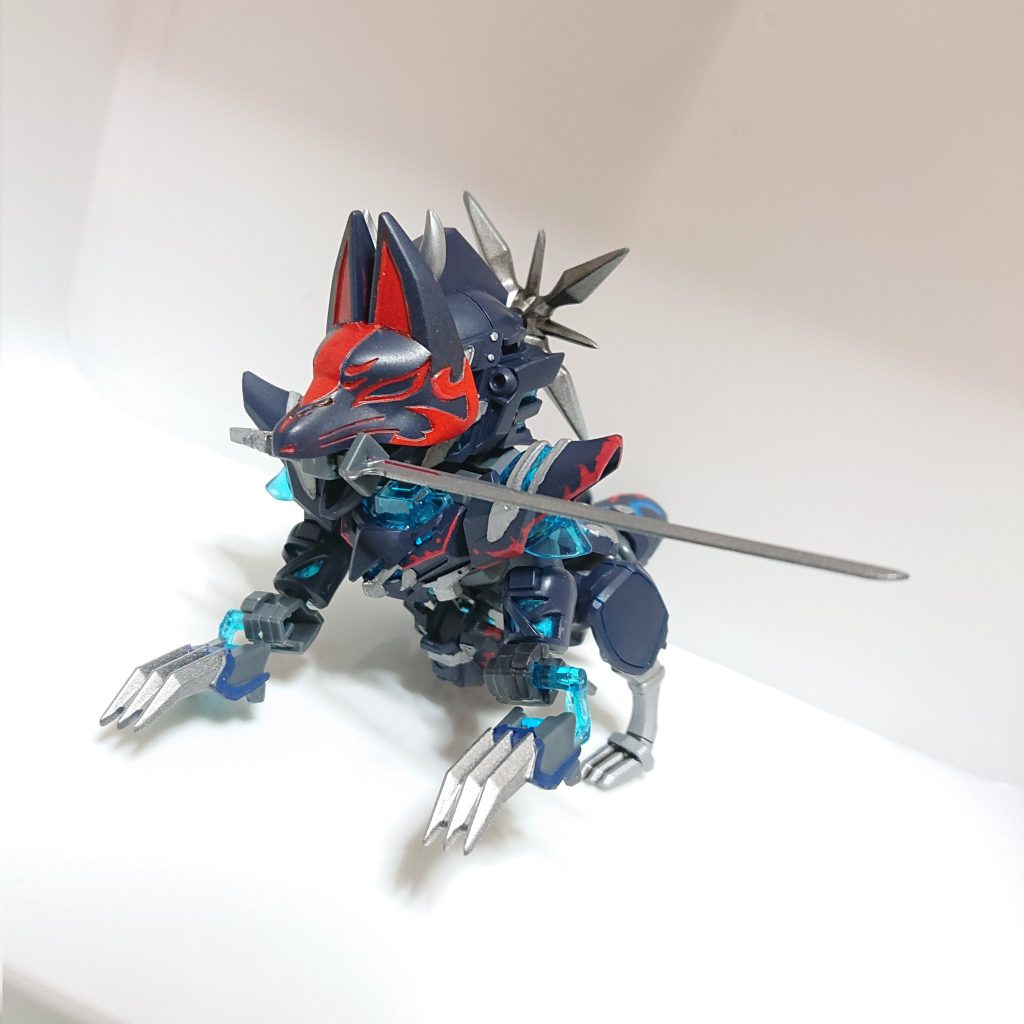 蛍光塗料+1部メタリック 佐助デルタガンダム–5枚目/制作者:ライカ