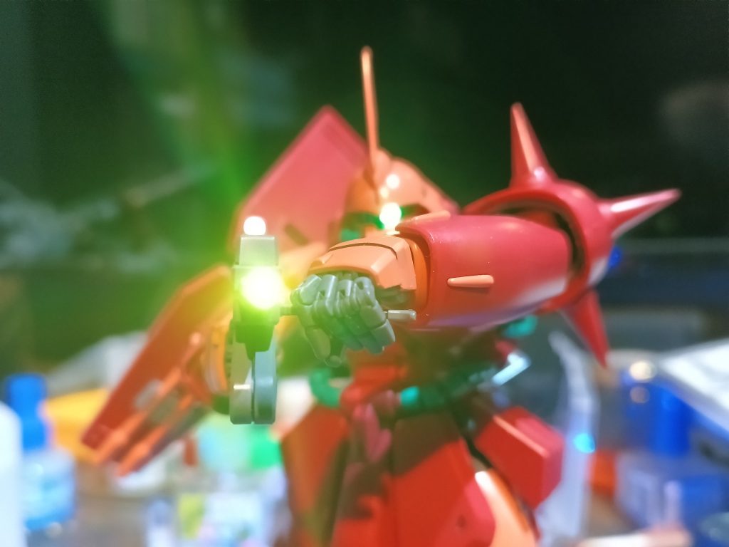 ビームライフル、イイ感じに光ってます👍‼️