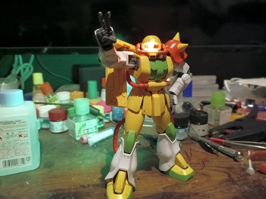 全身ショット‼️ホビー感全開の配色😁👍