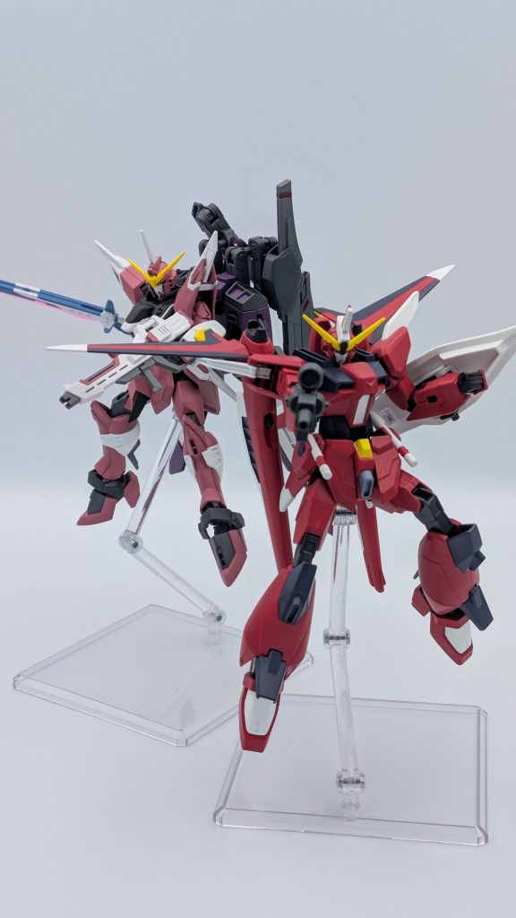 以前投稿したパーペチュアルジャスティスガンダムと一緒に。パーペチュアルジャスティス→シン向けイモジャアンヴェアセイバー→イモジャ色セイバー気付けばどっちもアスランとシンの影がチラつくような感じに(笑)