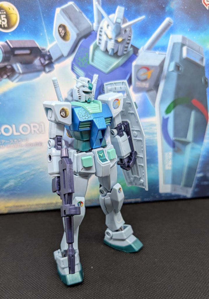 記念キットなので素材を活かして作製しました。アンテナのシャープ化と部分塗装以外素組です。アンテナ以外ではヤスリは使ってませんだって気楽に作りたかったから😇笑