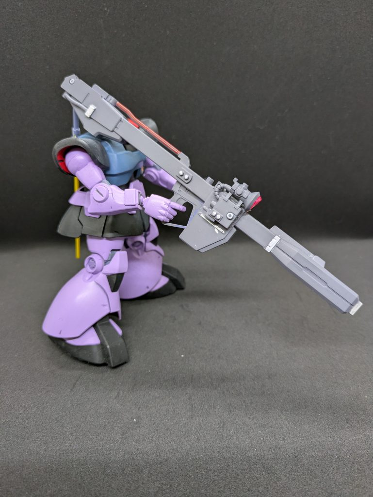 デカイ！威力ありそうだけど取り回し悪そうです。でもガザCみたいな密集戦法取ったら凄そう。