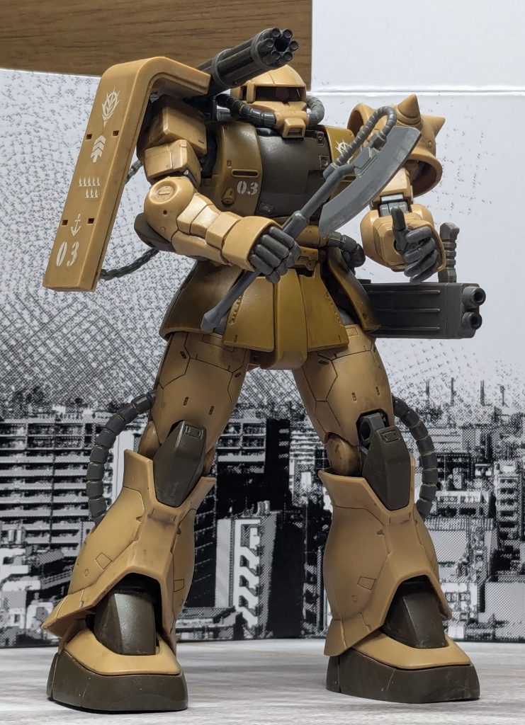 ザク・ハーフキャノン ジオン海兵隊機–2枚目/制作者:ナカムラ工廠