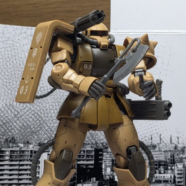 ザク・ハーフキャノン　ジオン海兵隊機