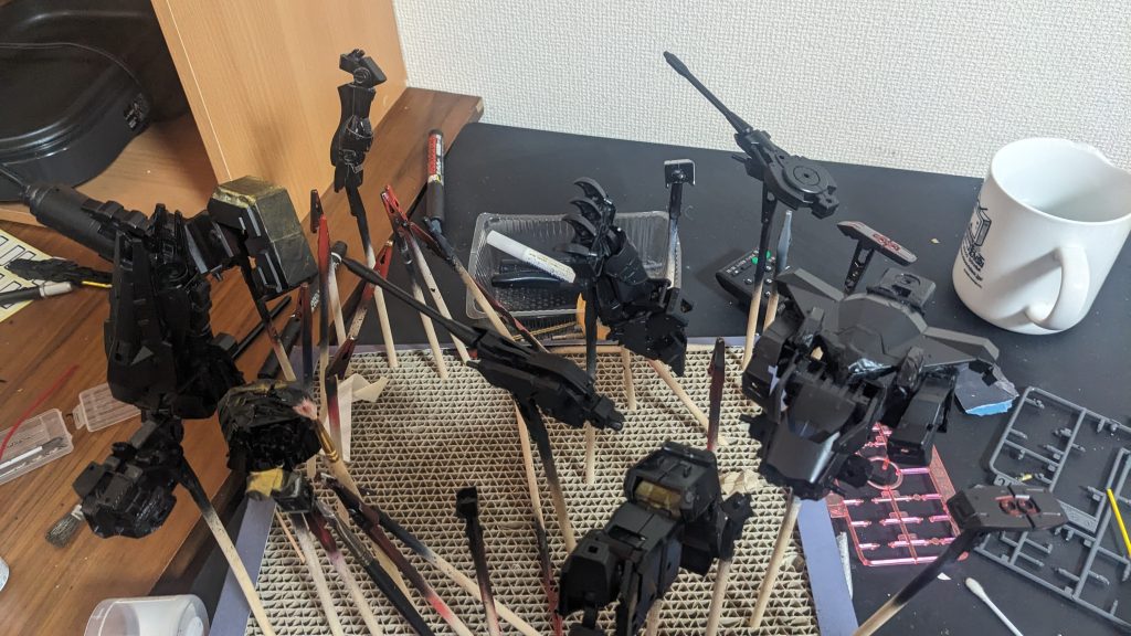 ひっさびさに塗ったなー!